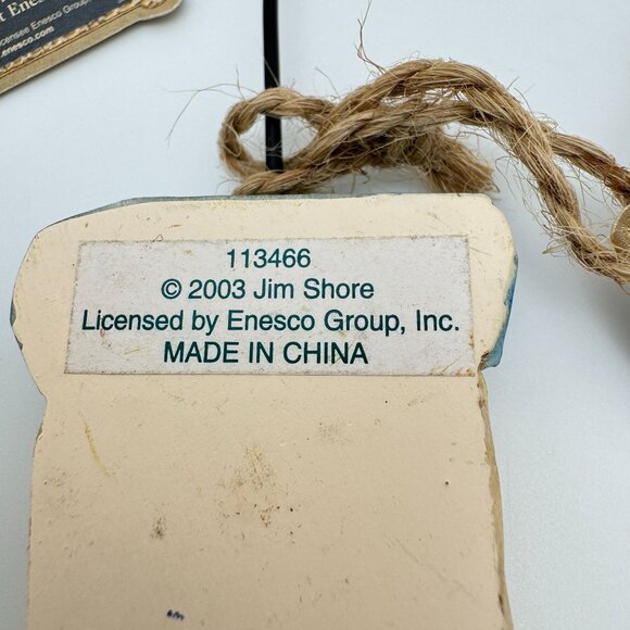 Jim Shore 2003 Heartwood Creek Enesco Stockings Christmas Ornament Set of 2 - Picture 5 of 11